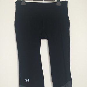 Under Armour Grey/Black Capri Compression leggings